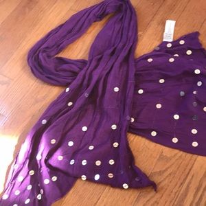 Purple kid’s scarf